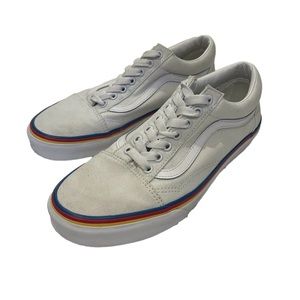 Vans Old Skool Rainbow Foxing True White Men 8.5 | Women 10